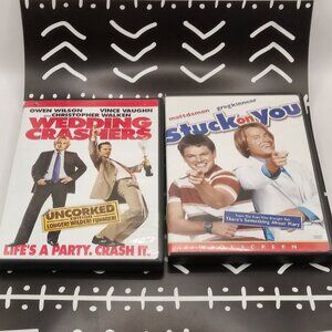 WEDDING CRASHERS Uncorked STUCK ON YOU DVDs Damon Wilson Walken Vaughn Kinnear